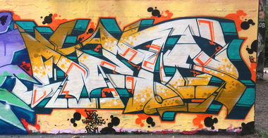 Graffiti Wall - Photo by DETS - dets, rsk, chameleons (2019)