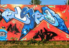 Graffiti Wall - Photo by DETS - chms, rsk, dets (2020)