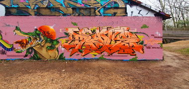Graffiti Wall - Photo by DETS - dets, piece (2022)