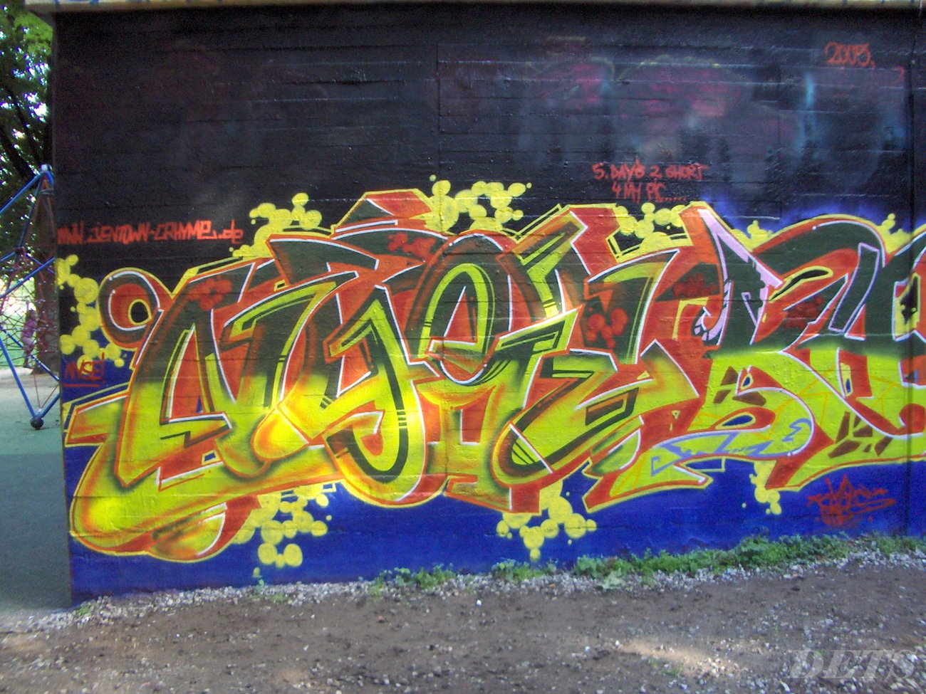 Graffiti Wall - Photo by DETS - nyse(DETS)