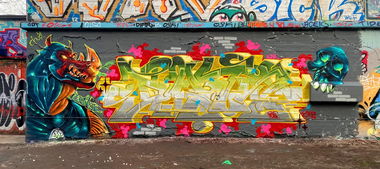 Graffiti Wall - Photo by DETS - dets, graffiti (2023)