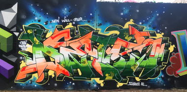 Graffiti Wall - Photo by DETS - rsh, chms (2019)