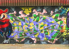 Graffiti Wall - Photo by DETS - dets, rsk, chameleons
