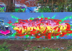 Graffiti Wall - Photo by DETS - wick, dets, risko (2017)