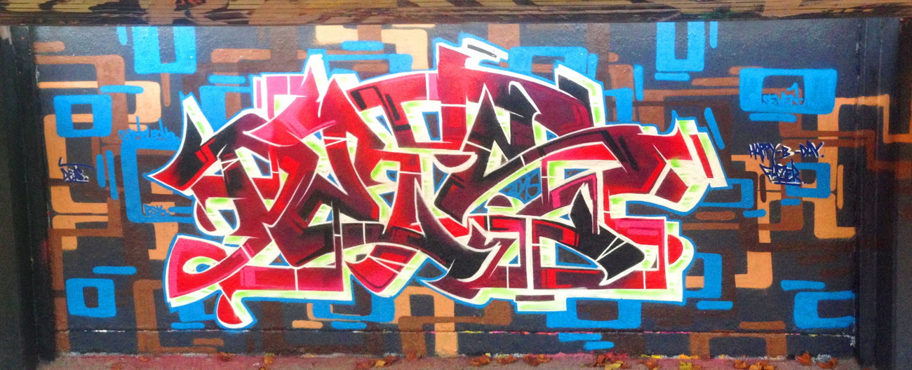 Graffiti Wall - Photo by DETS - dets, rsk, chameleons (2015)
