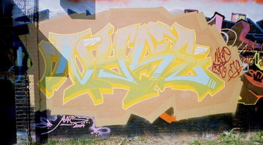Graffiti Wall - Photo by DETS - nyse, jc (2003)