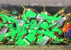 Graffiti Wall - Photo by DETS - infra, dets, rsk (2017)