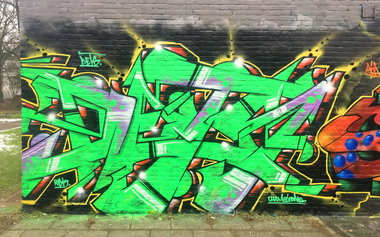 Graffiti Wall - Photo by DETS - infra, dets, rsk (2017)