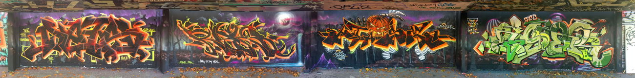 Graffiti Wall - Photo by DETS - dets, risko, xtase (2018)