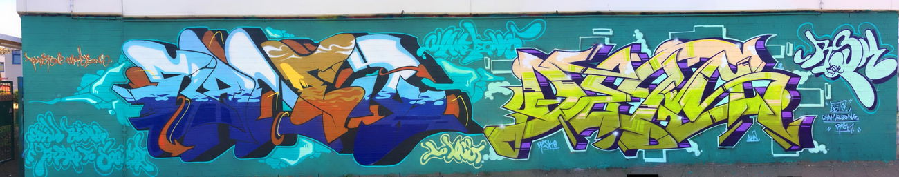 Graffiti Wall - Photo by DETS - dets, badek, chameleons (2018)