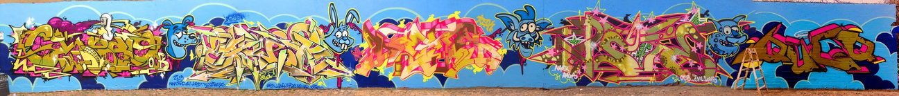 Graffiti Wall - Photo by DETS - chedo-eiser-dets-asie-queq (2015)