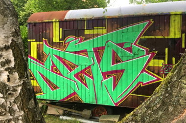 Graffiti Wall - Photo by DETS - dets, rsk, chameleons (2016)
