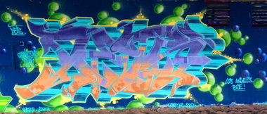 Graffiti Wall - Photo by DETS - dets, rsk, chameleons (2015)
