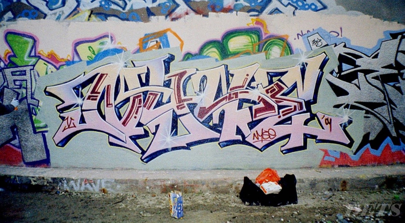 Graffiti Wall - Photo by DETS - nyse, jc (2004)