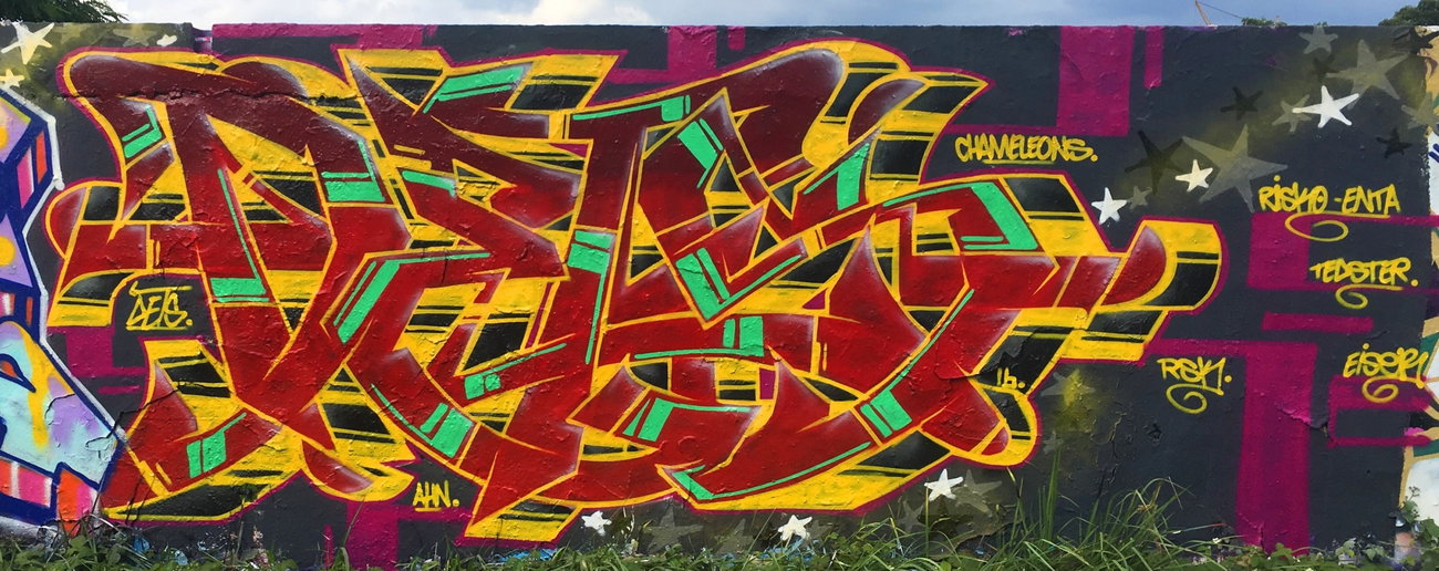 Graffiti Wall - Photo by DETS - dets, rsk, cheleons (2016)