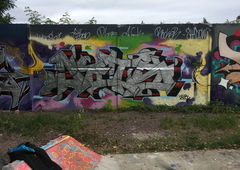 Graffiti Wall - Photo by DETS - dets, rsk, chameleons (2017)