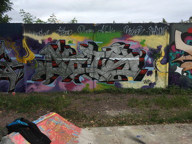 Graffiti Wall - Photo by DETS - dets, rsk, chameleons (2017)
