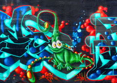 Graffiti Wall - Photo by DETS - ahn, imun, dets (2016)