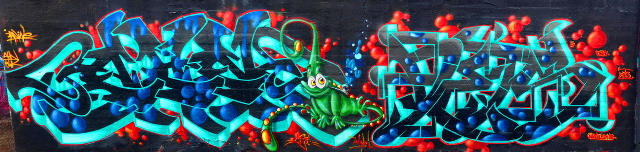 Graffiti Wall - Photo by DETS - ahn, imun, dets (2016)