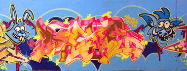 Graffiti Wall - Photo by DETS - chedo-eiser-dets-asie-queq (2015)