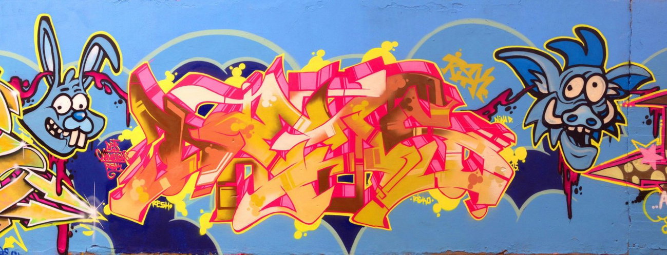 Graffiti Wall - Photo by DETS - chedo-eiser-dets-asie-queq (2015)
