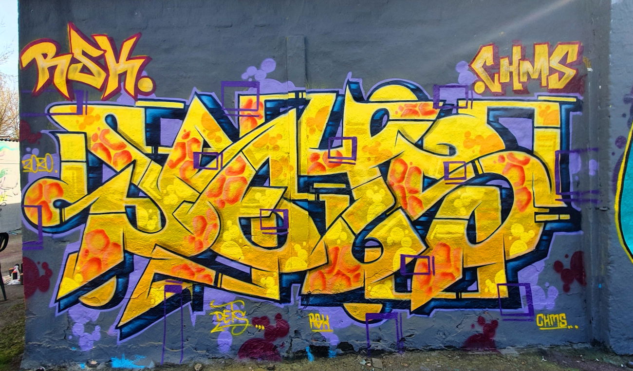Graffiti Wall - Photo by DETS - dets, rsk, graffiti (2020)