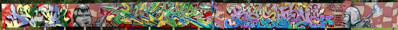Graffiti Wall - Photo by DETS - dets, eiser, resh (2015)