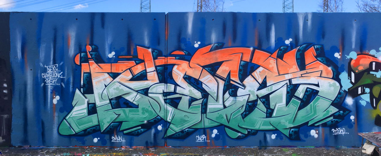 Graffiti Wall - Photo by DETS - dets, rskchameleons (2019)