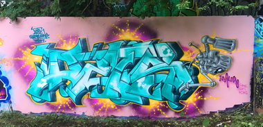 Graffiti Wall - Photo by DETS - dets, rsk, chameleons (2017)