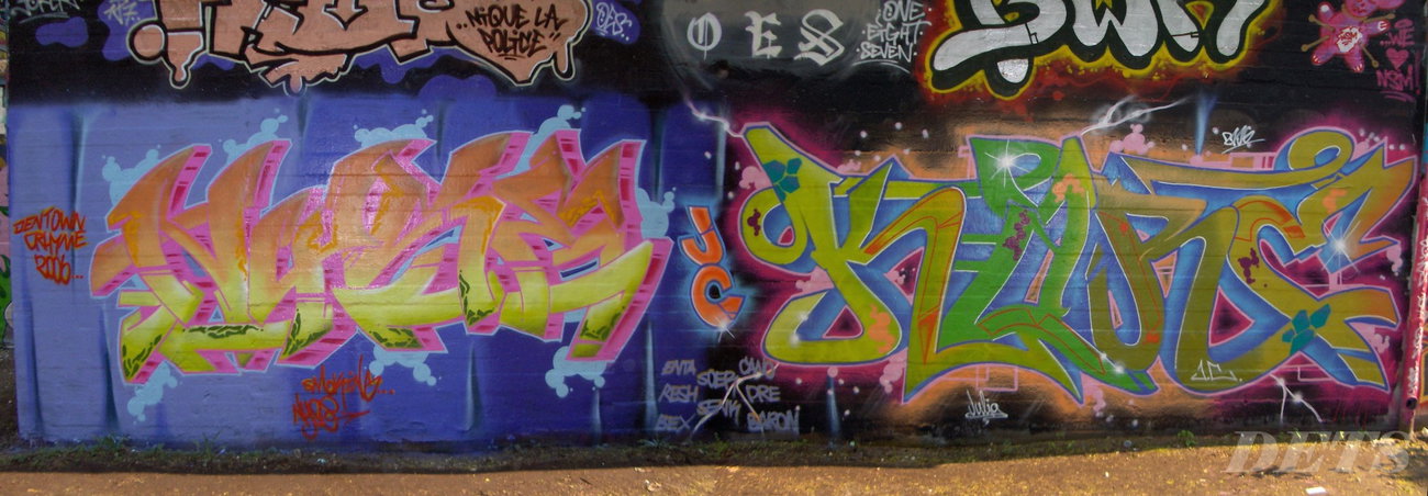 Graffiti Wall - Photo by DETS - nyse-kare (2006)