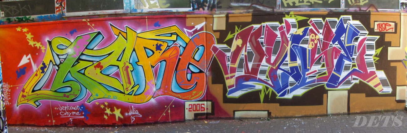 Graffiti Wall - Photo by DETS - kare, dets, jc (2006)
