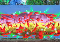 Graffiti Wall - Photo by DETS - dets, chameleons, rsk (2017)