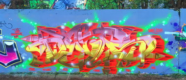 Graffiti Wall - Photo by DETS - dets, chameleons, rsk (2017)