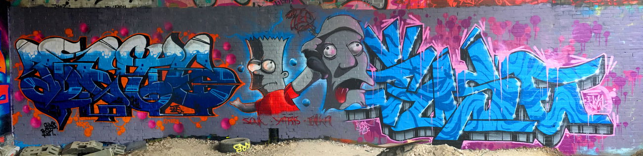 Graffiti Wall - Photo by DETS - dets, rsk, chms (2020)