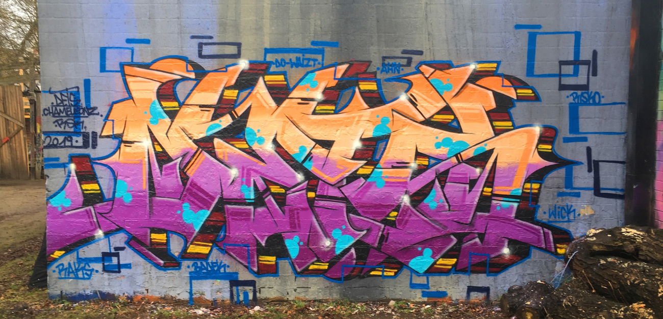 Graffiti Wall - Photo by DETS - in, HH, regnet