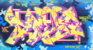 Graffiti Wall - Photo by DETS - dets, chameleons, rsk (2015)