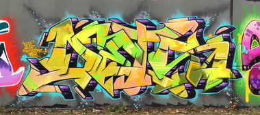 Graffiti Wall - Photo by DETS - dets, chameleons, rsk (2019)