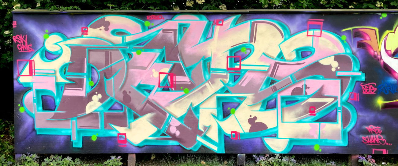 Graffiti Wall - Photo by DETS - dets, rsk, chameleons (2020)