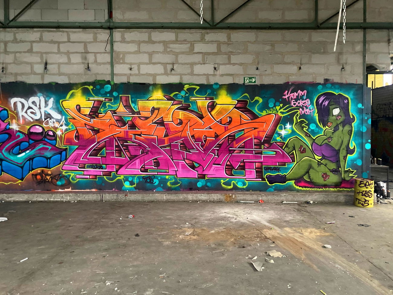 Graffiti Wall - Photo by DETS - dets, graffit, piece (2022)