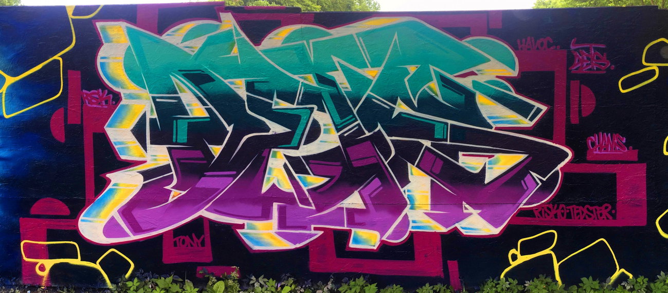 Graffiti Wall - Photo by DETS - ahn, imun, dets (2016)