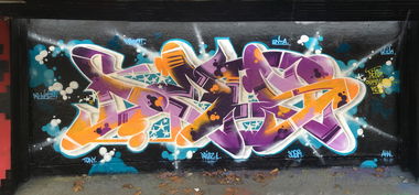 Graffiti Wall - Photo by DETS - dets, rsk, chameleons (2017)