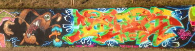 Graffiti Wall - Photo by DETS - mone-dets (2015)