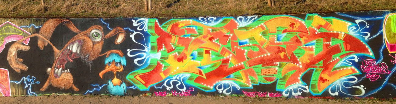 Graffiti Wall - Photo by DETS - mone-dets (2015)