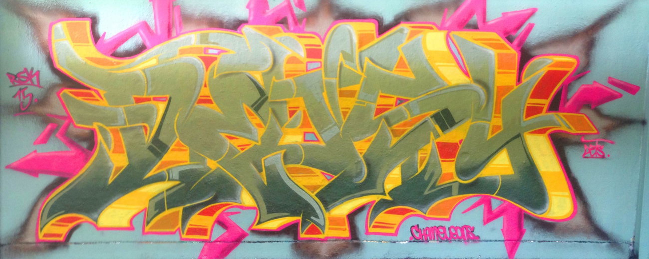 Graffiti Wall - Photo by DETS - detsy, cahmeleons, rsk (2015)
