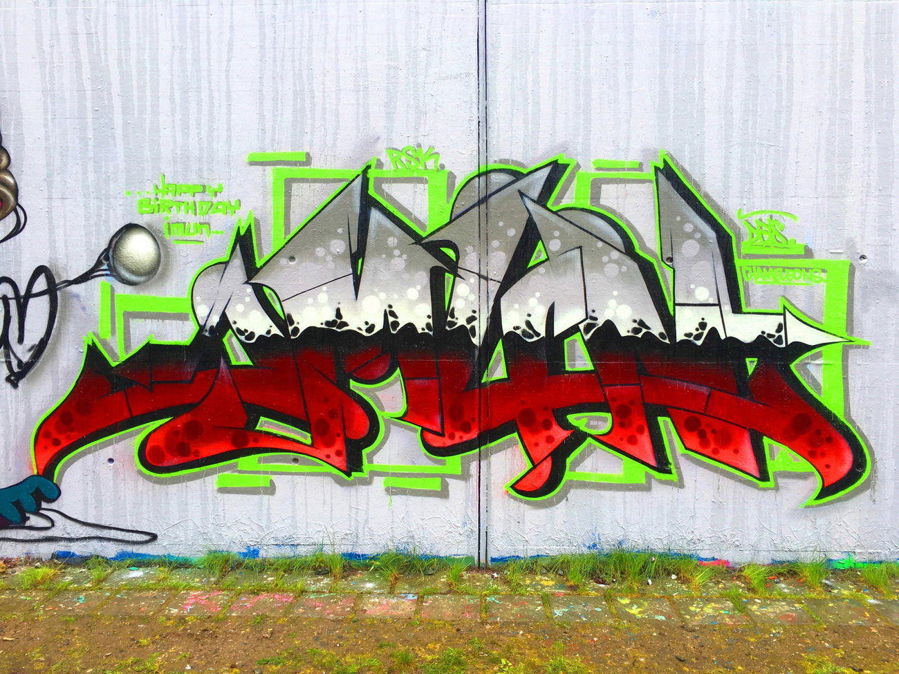 Graffiti Wall - Photo by DETS - dets, rsk, chameleons (2016)
