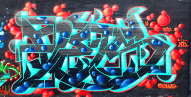 Graffiti Wall - Photo by DETS - dets, rsk, chameleons (2016)
