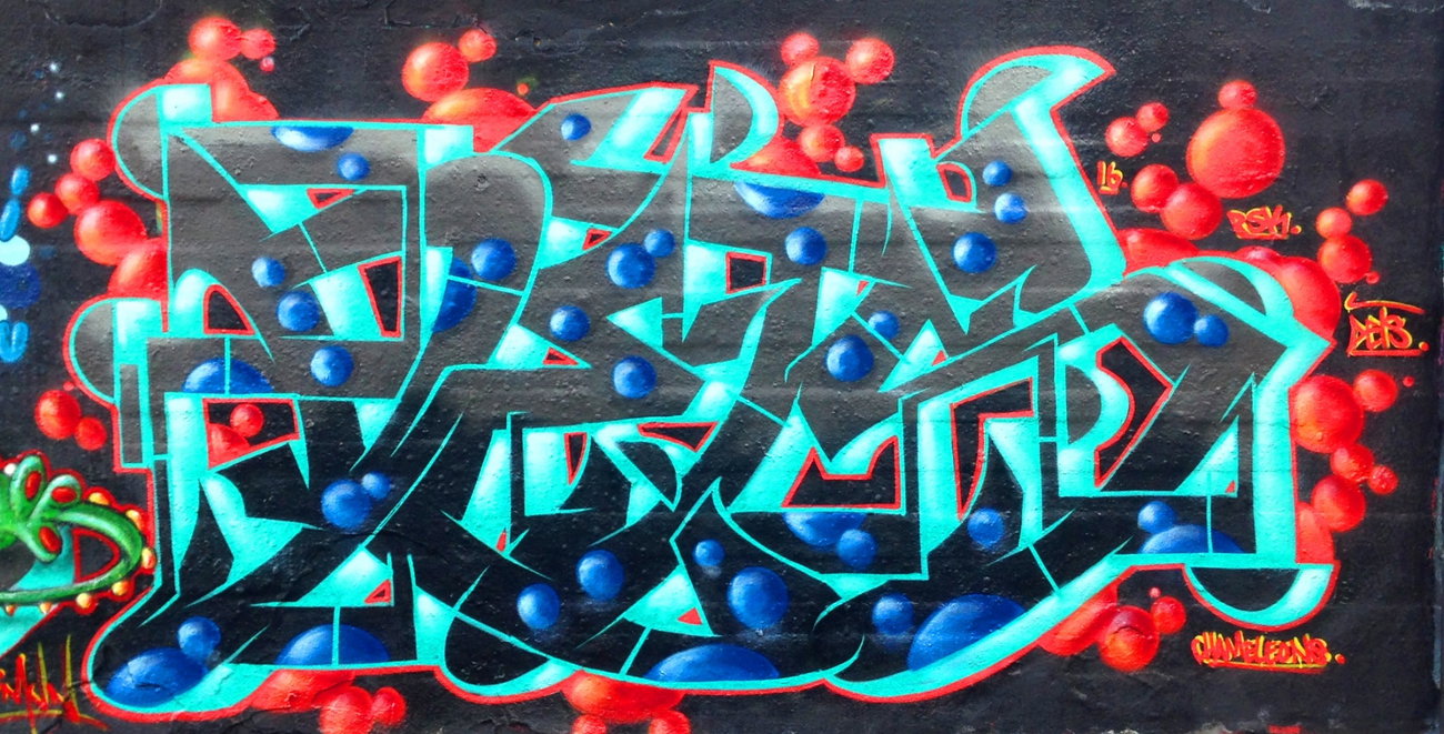 Graffiti Wall - Photo by DETS - dets, rsk, chameleons (2016)