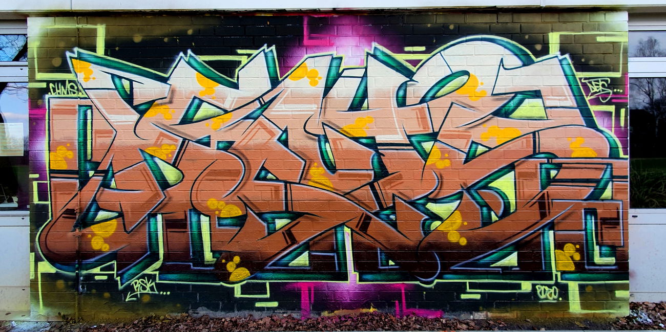 Graffiti Wall - Photo by DETS - dets, hamburg, rsk (2020)