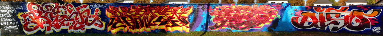 Graffiti Wall - Photo by DETS - resh, kewen, dets (2015)