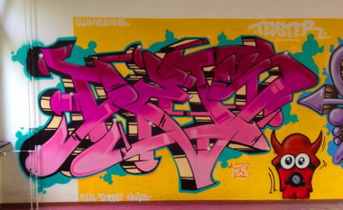 Graffiti Wall - Photo by DETS - dets, bäx, rsk (2015)